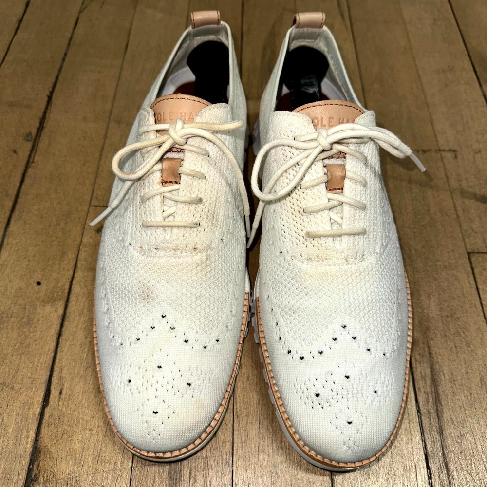 Cole Haan Trainers Men 9 White Zerogrand Comfort Lace Up Walking Running Shoes - Picture 5 of 11
